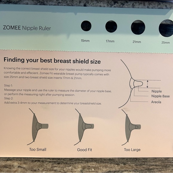 Zomee Wearable Breast Pump Set - Picture 5 of 5